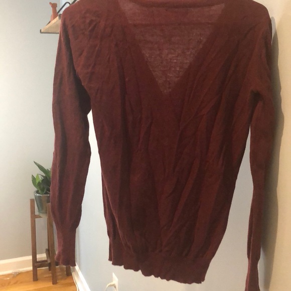 Lightweight maroon cardigan - Picture 3 of 3
